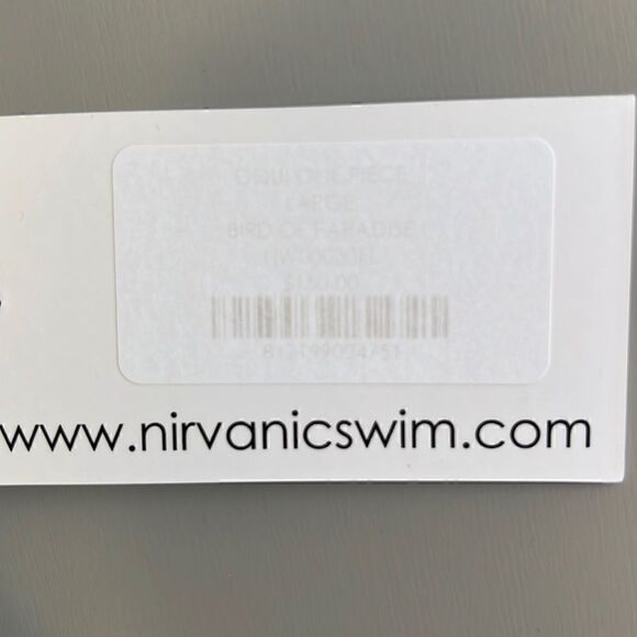 NWT Nirvanic BIRD OF PARADISE OQUI ONE PIECE Size L - Picture 6 of 8